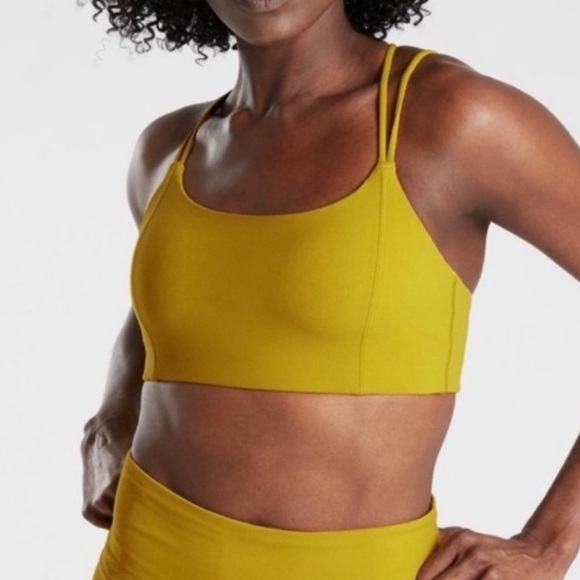 Athleta Other - Women’s Athleta Powervita Breath In Sports Bra Removable Pads Workout Medium